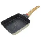 Deep Skillet Square Frying Pan Skillet Eggs Egg Cooking Pan Carbon Steel Pan