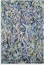 Jackson Pollock Poster Graffiti Abstract Canvas Painting Modern Wall Art Jackson Pollock Print for Living Room Decor Pictures 20x28x1 Frameless