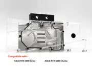 Granzon Full Coverage GPU Water Block For ASUS GeForce RTX 3080Ti 3090 TURBO