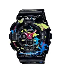 在飛比找Yahoo!奇摩拍賣優惠-【金台鐘錶】CASIO 卡西歐 Baby-G 油漆塗鴉藝術 