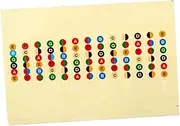 Abaodam Guitar Fret Scale Mark Sticker Acoustic Guitar Fretboard Stickers Gw08 6 String Sturdy Easy to Apply