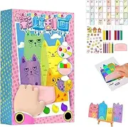 20pcs DIY Rainbow Scratch Art, Rainbow Scratch Art for Kids, DIY Rainbow Scratch Painting, Scratch Art Rainbow Postcards, DIY Rainbow Scratch Art for Kids, Squeegee Art Kids Paint (1PC)