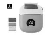 Digital Display Electric Foot Grinder File Callus Dead Skin Remover Pedicure Tool with 3 Head