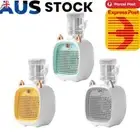 1200mAh Desk Misting Fan 3 Speed Mini Air Conditioner Adjustable Grid Indoor Use