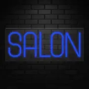 Salon Sign for Business Displays | LED Flex Neon | 32"W x 13"H x 1"D