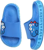 [Szsppinnshp] Toddler Little Kids Slides Sandals Girls Boys Cloud Slides Animal Quick Dry Beach Slides Pool Shower Flip Flops Slippers Cute Cartoon Summer Outdoor Shoes