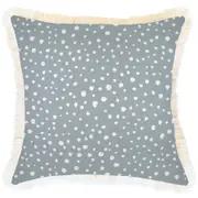 Cushion Cover-Coastal Fringe-Lunar Smoke-45cm x 45cm