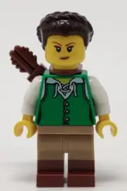 LEGO Castle 'ARCHER - FEMALE' minifigure (21325)
