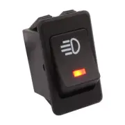 TOMALL Car Replacement Fog Light Toggle Switch DC 12V 35A On/Off Switch Red Ligh