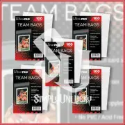 ULTRA PRO: 100 TEAM BAGS SLEEVES x5 | 500 TCG Cards Sports Pokemon MTG YuGiOh