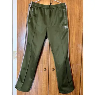 Needles HM327 Poly Smooth Narrow Track Pant 軍綠藕紫 窄管 蝴蝶褲 運動褲