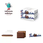Choco Leibniz Dark Cookies 12 boxes - Leibniz Butter Biscuits topped with a t...