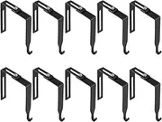 STARTIST 10x Adjustable Cubicle Hangers, Hanging Coats Iron Cubicle Wall Hooks Picture Hangers for Jacket Door