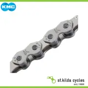 KMC Bike Chain - K1 Wide - Single Speed - 1/2 X 1/8 X 112 Links - Silver/Silver