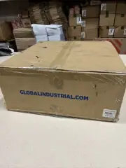 GLOBAL INDUSTRIALS Steel Rain Bonnet Lid For 24 Gallon Trash Can - Black