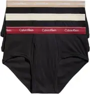 Calvin Klein Men's Cotton Classics 3-Pack Brief Classic Fit Size 2XL New