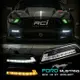 RC HID LED專賣店 福特 野馬 FORD MUSTANG ECO V6 GT 前保桿燈 雙色 跑馬方向燈