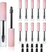 COSIDEA 10pcs 5ml Pink brow oil essence eyeliner bottle tubes mascara tube empty refillbale bottle