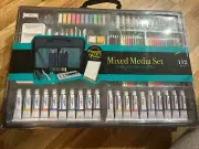 New SEALED Wonder & Weiss Mixed Media Set with Large Messenger Bag - 112 Pieces