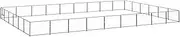 Generic Dog Kennel Black 54 m虏 Steel,3082172