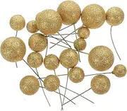 Vaguelly Baking Cake Decor Cupcake Balls Topper Party Cupcake Toppers Bakery Cake Balls Decorations