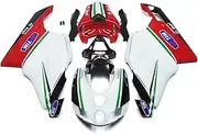 Suitable Compatible with Ducati 749 999 2005 2006 Red ABS Fairing Kit 749 999 Fairing Color Can Be Customized(Black)