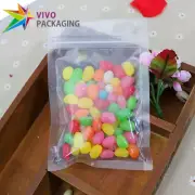 All Clear 3 Side Seal Flat Pouches, Zipper Pouch Bag, Zip Seal Bags (1000 pcs)