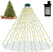 Christmas Tree Lights -Christmas Lights 400 LED 6.6FT x 16 Drop Indoor Christmas