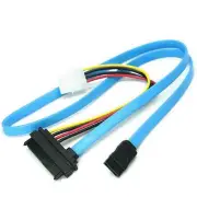 70cm SAS Serial Attached SCSI SFF-8482 to SATA HDD Hard Drive Adapter Cord Cable