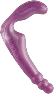 Doc Johnson Platinum Premium Silicone - The Gal Pal - Strapless Strap-On -Purple