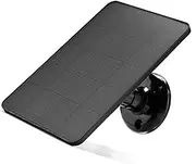 Solar Panel Security Camera 10W Waterproof Rotatable Power Charger Type-C Cable (Type-C Port)