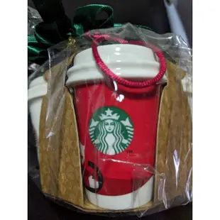 （全新）Starbucks 星巴克聖誕吊飾1組（4入）