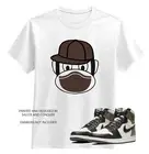 JORDAN 1 MOCHA T SHIRTS BY SALUTE AND CONQUER (MONKEY)
