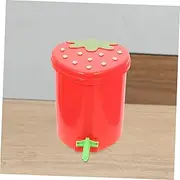 SHINEOFI Desktop Trash Can 2pcs Pp Material Small Wastebasket Cartoon Shape Tidy up