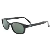MotoFrames MF Lockdown Motorcycle Riding Sunglasses Black Frames Green Lenses