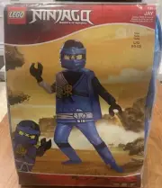 Lego Ninjago Jay Deluxe Child Costume L/G size 10-12 Blue Halloween NEW NIP ✨