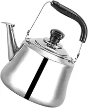 iplusmile Stainless Steel Whistle Tea Pot Boil Water Kettle Portable Teakettle Handle Pot Kettle Induction Cooker Safe