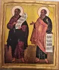 Icon of Nathan & Zephaniah The Prophets Biblical Eastern Orthodox Icon Plaque
