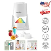 Compact Snow Cone Machine with Reusable Ice Molds - Perfect for Kids Parties