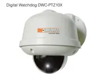 DWC-PTZ10X  Digital Watchdog Outdoor Vandal Resistant 10X PTZ Camera, 520 TVL