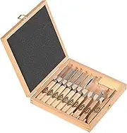 Kirschen Carving Chisel and Knife Set of 10-Pieces with Stone