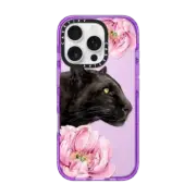 iPhone 16 Pro Impact Case Panther and peonies