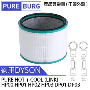 【適用Dyson】 Hot+Cool HP03 HP02 HP01 HP00 DP01 HEPA濾網 (公司貨)