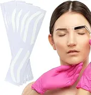 Eyebrow Shape Tape,Eyebrow Shaper for Women Stencil Kit - 50 Pairs Auxiliary Templates, Professional Airbrush Stickers Shaping Mapping Guide