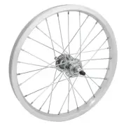 16 x 1.75 - 2.125 Youth BMX Bike Wheel Rear Single Speed Freewheel Silver New