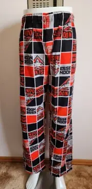 Essendon Bombers AFL Mens Red Squares Print Flannel Sleep Pants Size M New
