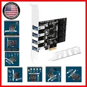 Maximize Efficiency: 4-Ports USB 3.0 PCIe Card - Compatible with Windows & Linux