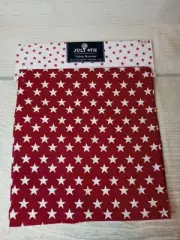 New! Red Stars Patriotic Table Runner 51”x13” Summer July 4th American Flag USA