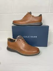 NEW Cole Haan 2.ZEROGRAND Laser Wingtip OX Size 10.5M British Tan/Java C25351