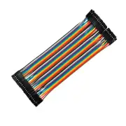 Female to Female 40P Jumper Wire 2.54mm Pitch Band Cable Breadboard 21cm Long